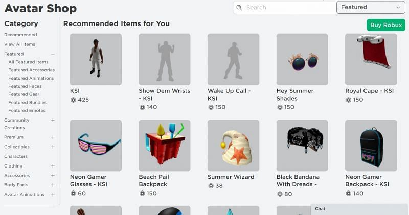 Free Catalog İtems! - Roblox