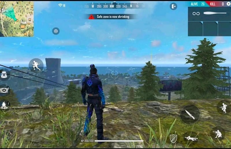 Graphics on Free Fire Max look better than PUBG Mobile Lite (Image via Garena)