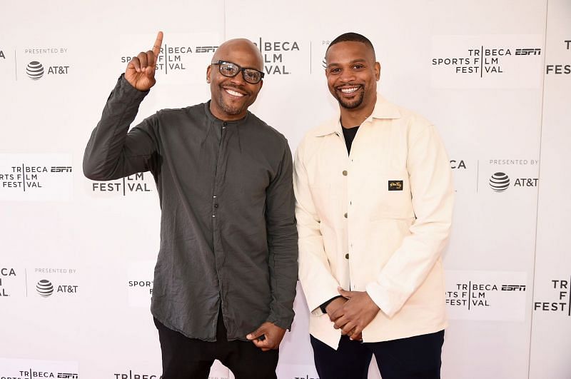 Directors Coodie Simmons and Chike Ozah attend the &quot;A Kid From Coney Island&quot; screening during the 2019 Tribeca Film Festival. (Image via Getty Images)