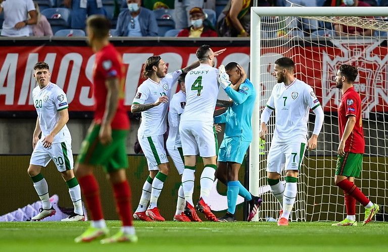 Ireland will be aiming to bounce back after crashing to a stoppage-time defeat against Portugal