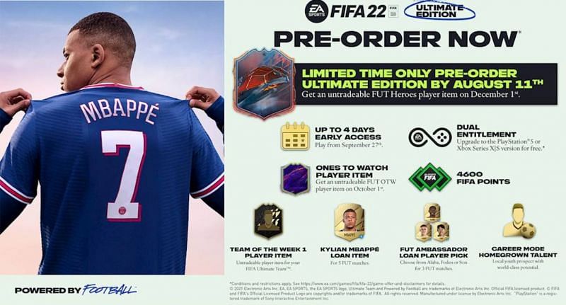 FIFA 23 price, Standard & Ultimate Edition difference, pre-order cost