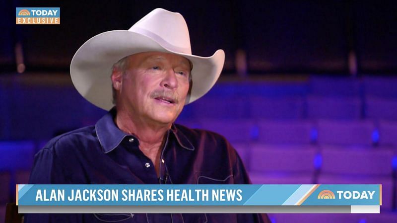 Alan Jackson in an exclusive interview with TODAY&#039;s Jenna Bush Hager (Image via TODAY)