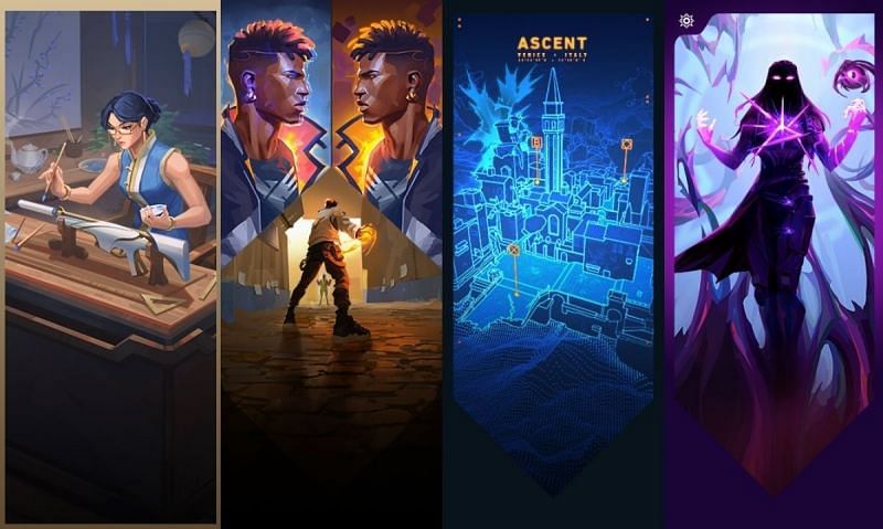 Player cards in Valorant Episode 3 Act 2 battlepass. (Image via Riot Games)