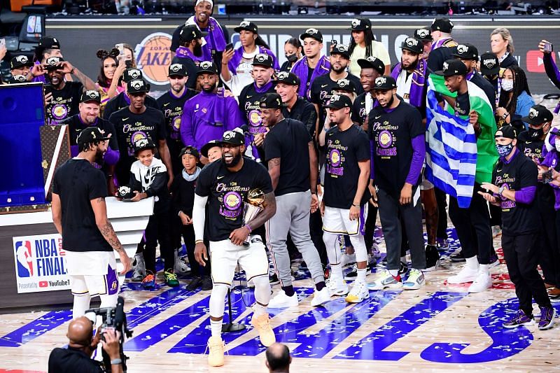 The Lakers last tasted championship glory in 2020