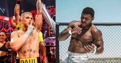 Jake Paul (left), Joaquin Buckley (right) [Images Courtesy: @jakepaul @newmansa94 on Instagram]