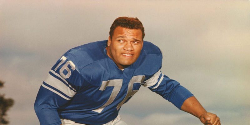 Roger Brown as a Detroit Lions member in the &#039;60s