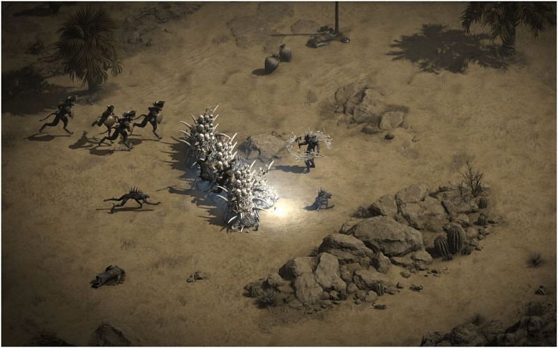 Gems provide additional effects during combat (Image via Diablo II: Resurrected)