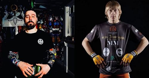 Dan Hardy (L) via Instagram @danhardymma and Paddy Pimblett (R) via Sportskeeda