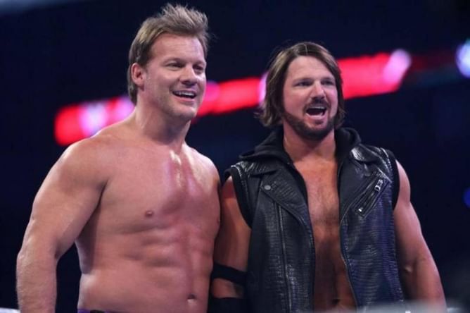 What was Chris Jericho's last WWE match?