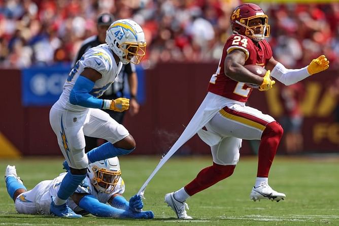 Is Antonio Gibson playing tonight against the New York Giants?
