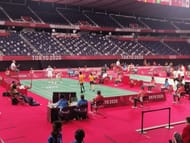 Palak Kohli & Pramod Bhagat in action for India at the Paralympics 2021 (Image Courtesy: SAI Media)