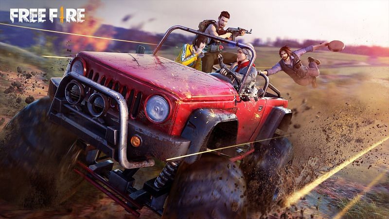 Moving in cars is one of the safest options to survive in Free Fire (Image via Garena)