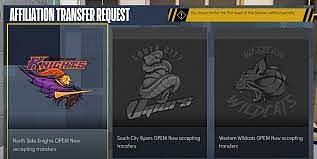 NBA 2K22 allows players to change affiliations as well. (Image via NBA 2K22)