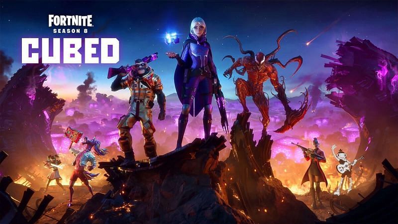 Join others in the Battle Bus to check all the new POIs in Fortnite Season 8 (Image via Epic Games)