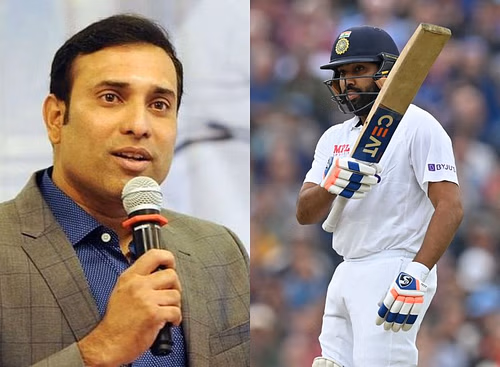 VVS Laxman(l) and Rohit Sharma(r)