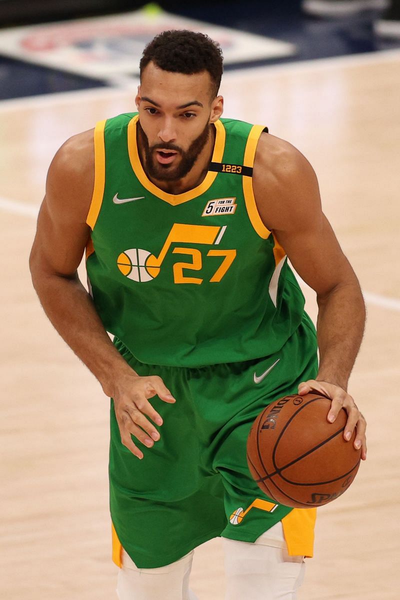 Rudy Gobert #27 of the Utah Jazz