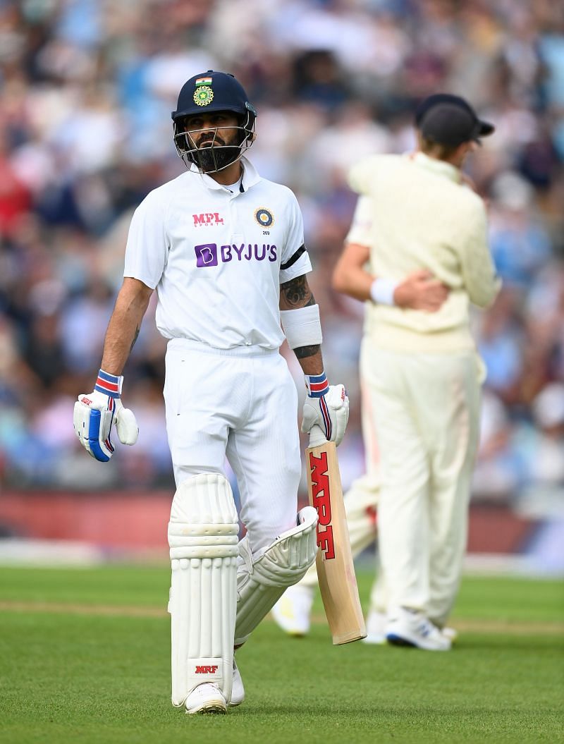 Virat Kohli edged one behind the stumps soon after scoring 50