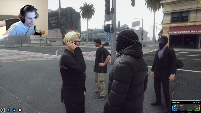 Players have tons of funny moments in GTA RP (Image via xQc/Twitch)