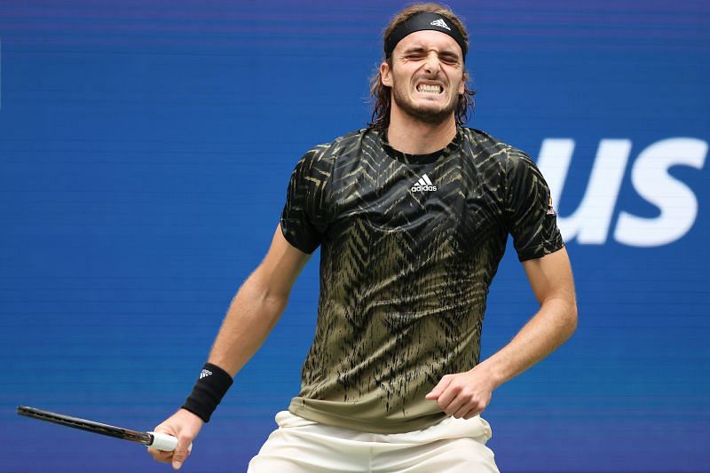 Stefanos Tsitsipas at the 2021 US Open