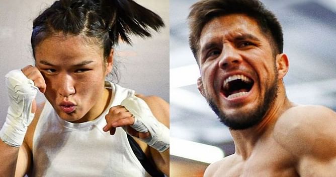 Watch: Zhang Weili trains with Henry Cejudo in preparation for Rose Namajunas title rematch at UFC 268