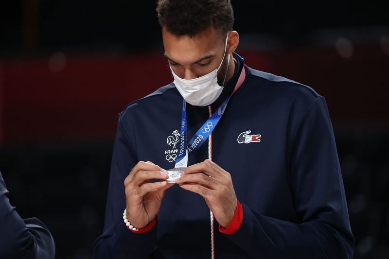 Rudy Gobert earns the Silver Medal for France at the Tokyo Olympics 2020.