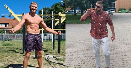 Jan Blachowicz (L) and Jiri Prochazka (R) via @janblachowicz & @jirkaprochazka on Inst