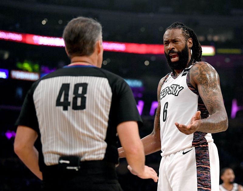 DeAndre Jordan made the switch from Brooklyn Nets to LA Lakers this offseason