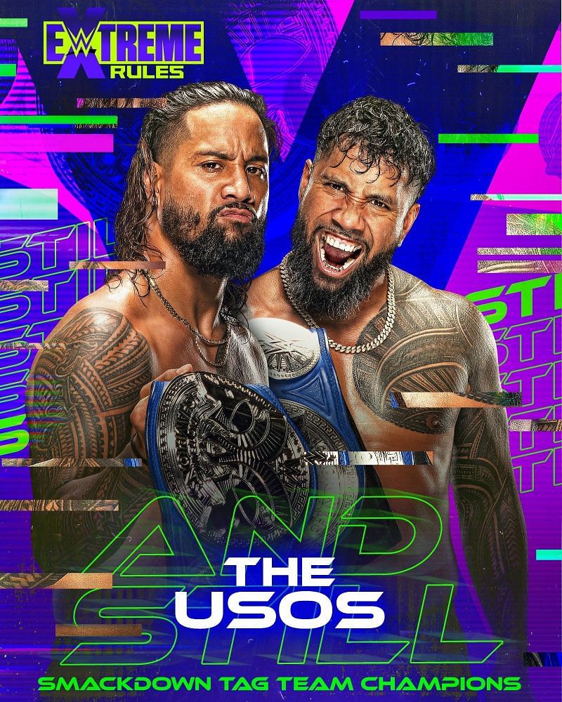 The Usos retained their titles after a long match at Extreme Rules