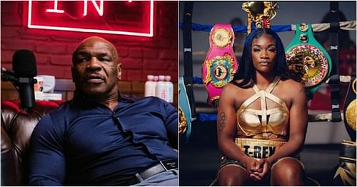 Mike Tyson (left) and Claressa Shields (right) Image Credit: @miketyson & @claressashields via Instagram