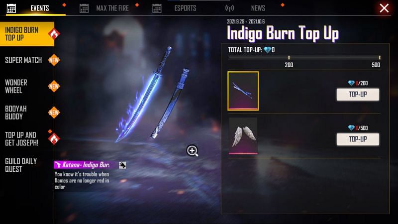 There would be a claim option besides the rewards (Image via Free Fire)
