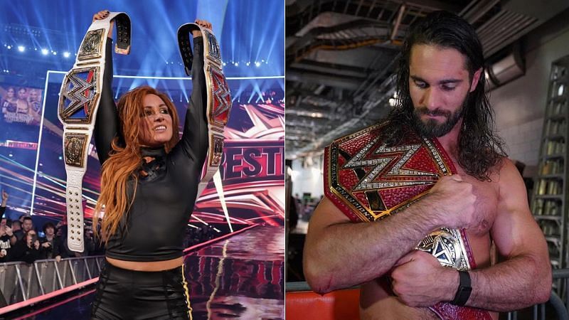 Becky Lynch and Seth Rollins both won titles at WrestleMania 35