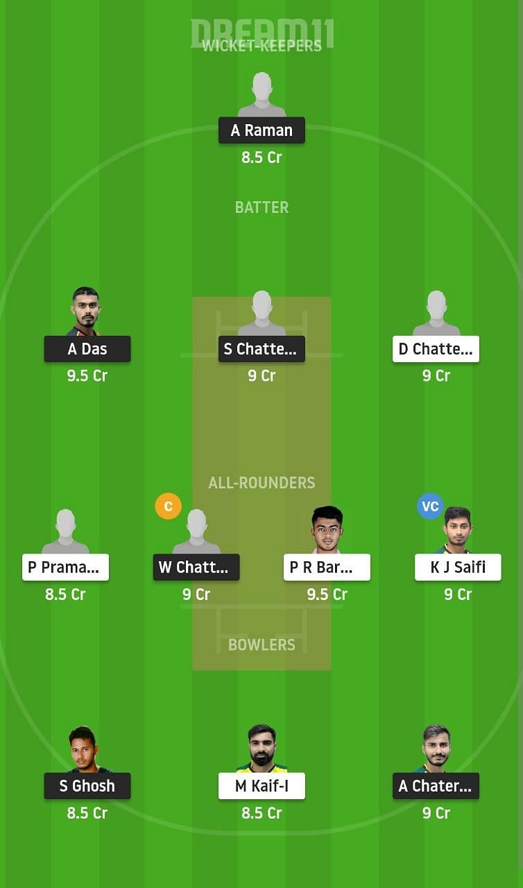 DD vs KB Dream11 Fantasy Suggestion #1