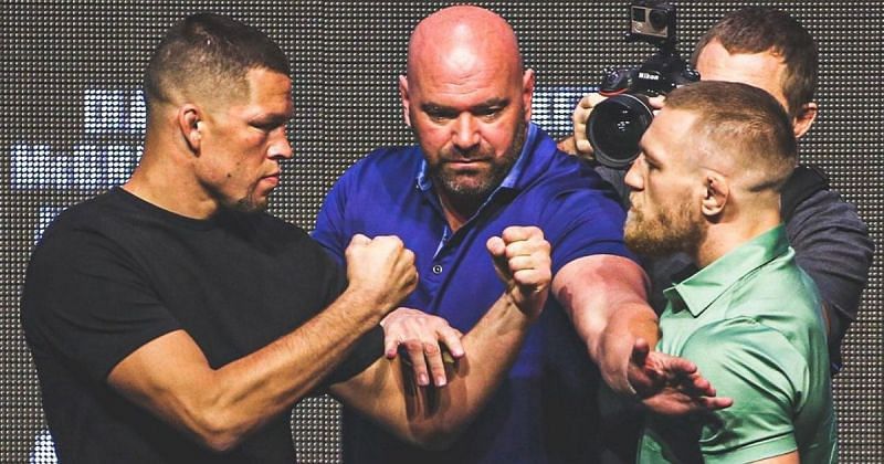 Nate Diaz (left) and Conor McGregor (right) (Images Courtesy: @espnmma on Instagram)