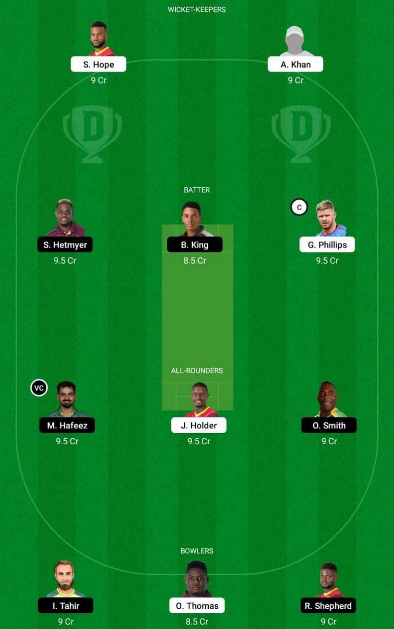 BR vs GUY Dream11 Fantasy Tip #2 - CPL