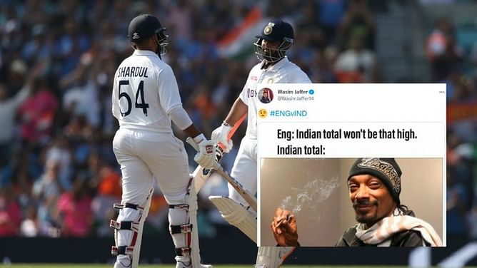 IND vs ENG 2021: Wasim Jaffer's Snoop Dogg reference to celebrate India's 'high' total leaves fans in splits