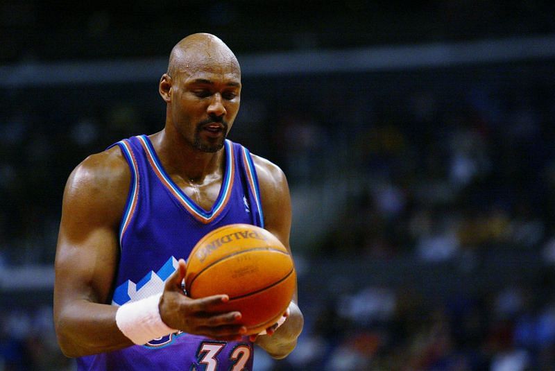Karl Malone wore the #32 jersey while with the Utah Jazz.