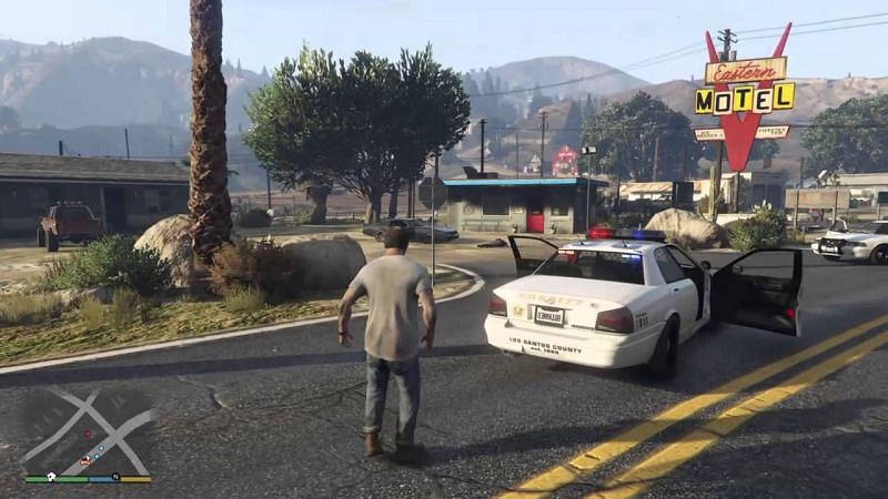 One of the Random Events in GTA 5 (Image via The Laster Plaster, YouTube)