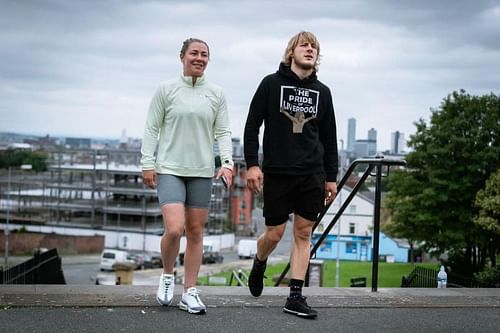 Molly McCann (left) and Paddy Pimblett (right) [Image credits: @meatbollmolly on Instgram]