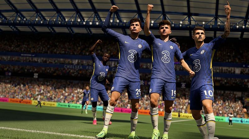 FIFA 22 will be available for PlayStation, Xbox and PC, both next and last-gen. Image via EA