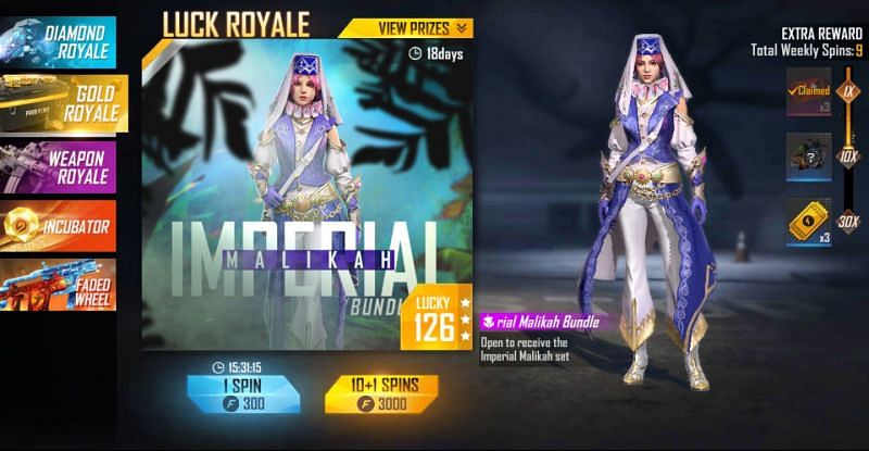 The Gold Royale in the game will be ending in 18 days (Image via Free Fire)