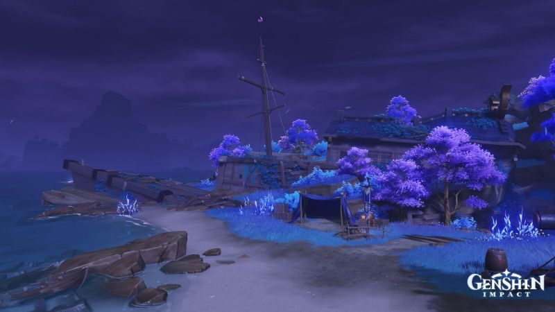 Seiraimaru shipwreck (Image via miHoYo)