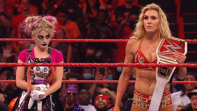 Alexa Bliss and Charlotte Flair are headed towards a feud