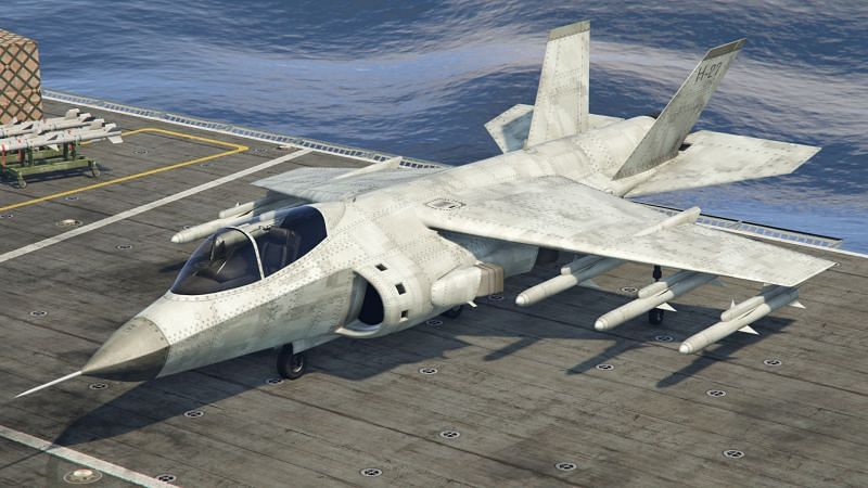 The Hydra is one of the fastest planes in GTA Online (image via Rockstar)