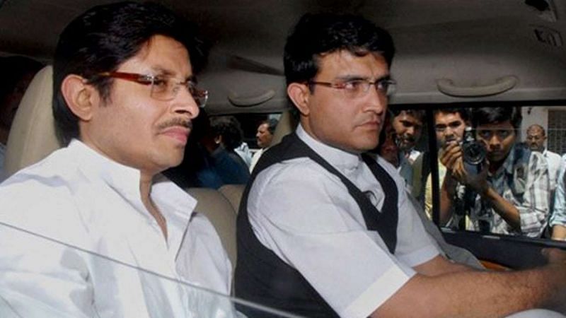 Sourav Ganguly with his brother