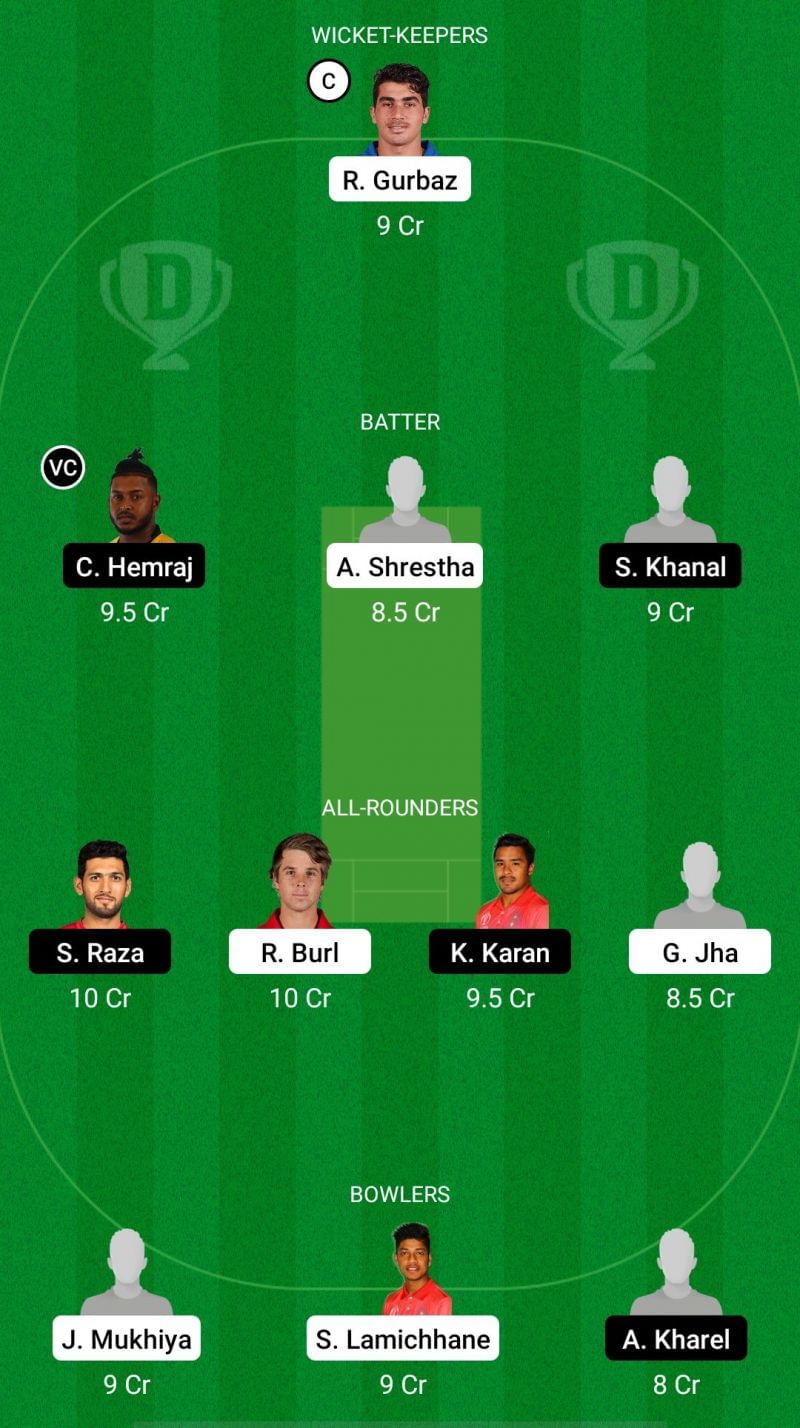 KK vs BW Dream11 Prediction - Everest Premier League T20