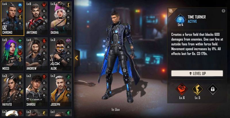 Characters in Garena Free Fire are essential (Image via Free Fire)