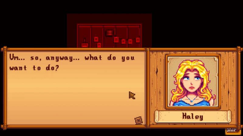 All of Haley&#039;s Heart Events in Stardew Valley explained (Image via Balyhane on YouTube)