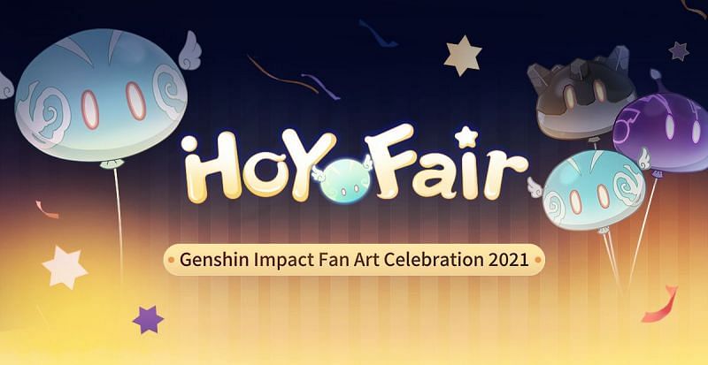 Genshin Impact Fanart Celebration 2021 (Image via HoYoLAB/ Twitter)