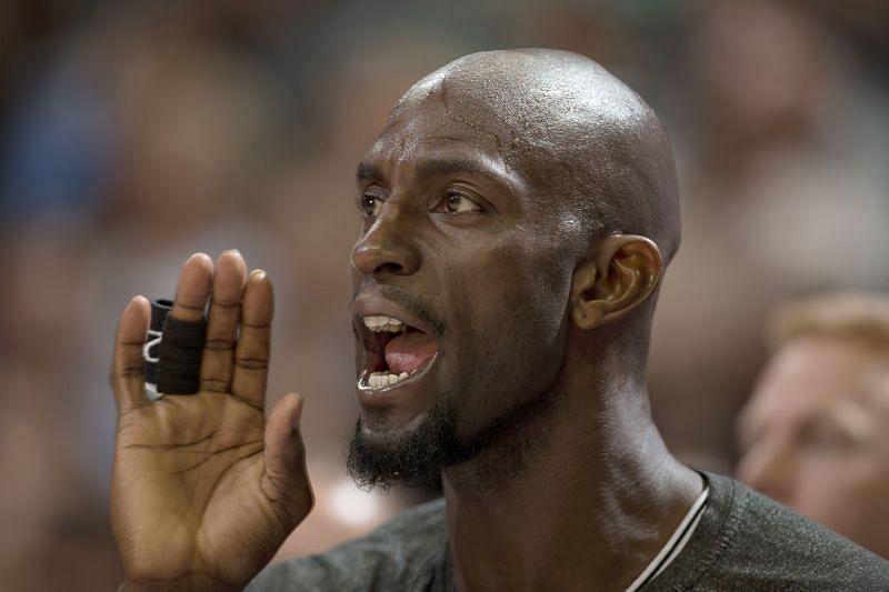 Kevin Garnett in action during an NBA game.