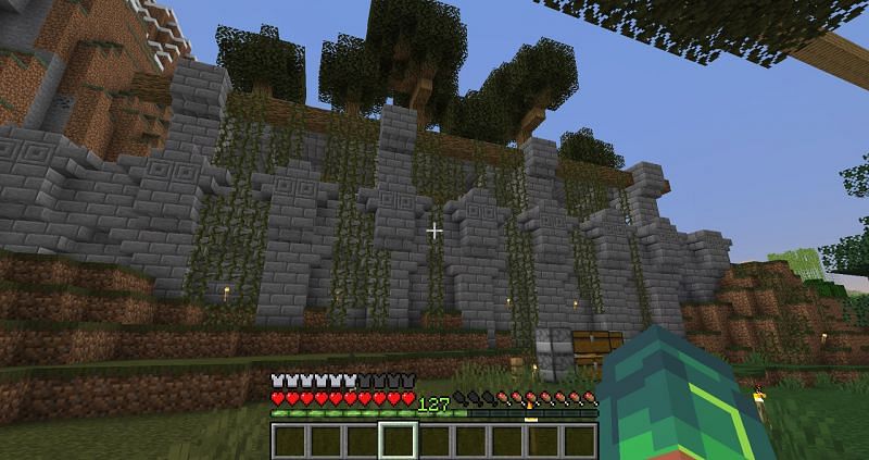 Vines are the most common example of moss, but there are plenty more (Image via Minecraft)